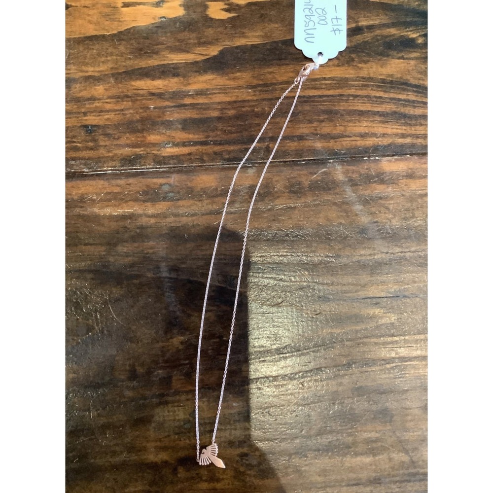 Dainty Rose Gold Falcon Necklace